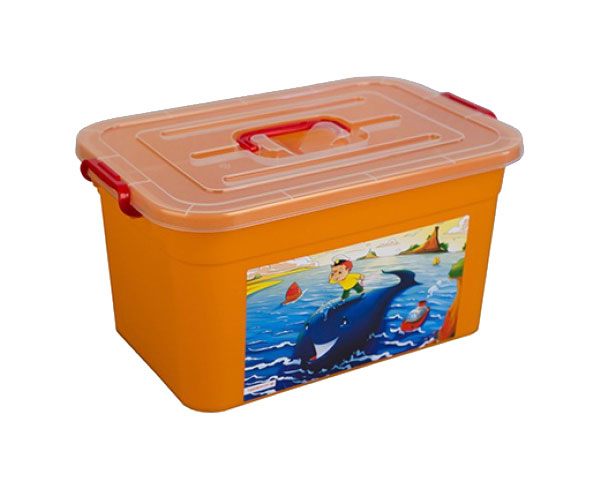 Ящик Для Хранения Игрушек Полимербыт Радуга 81101 тканевый ящик для игрушек с крышкой kids zone складной контейнер для хранения попугай