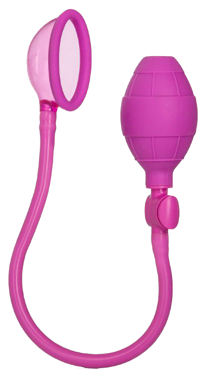 фото Розовая помпа для клитора mini silicone clitoral pump california exotic novelties