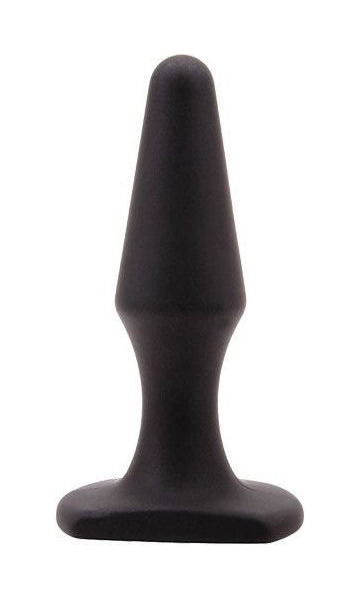 Чёрная Анальная пробка Sex Expert 10,5 см