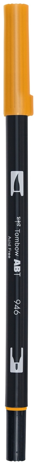 

Брашпен Tombow ABT Dual Brush Pen 946 золотая охра