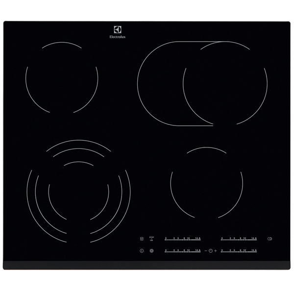 фото Встраиваемая варочная панель электрическая electrolux ehf56547fk black