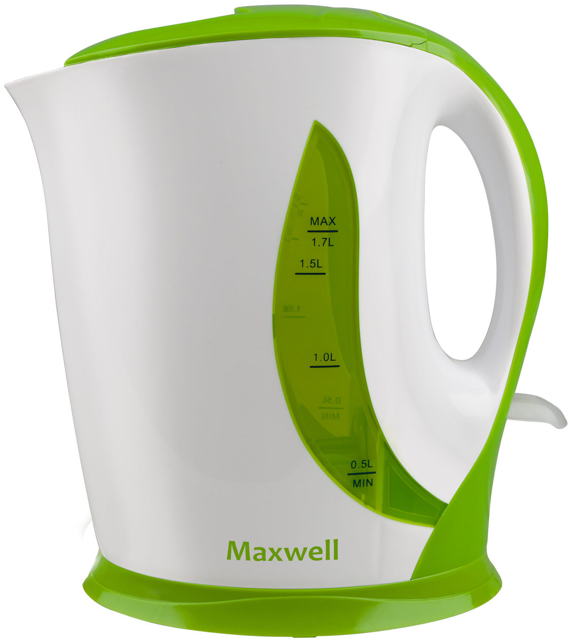 фото Чайник электрический maxwell mw-1062 white/green