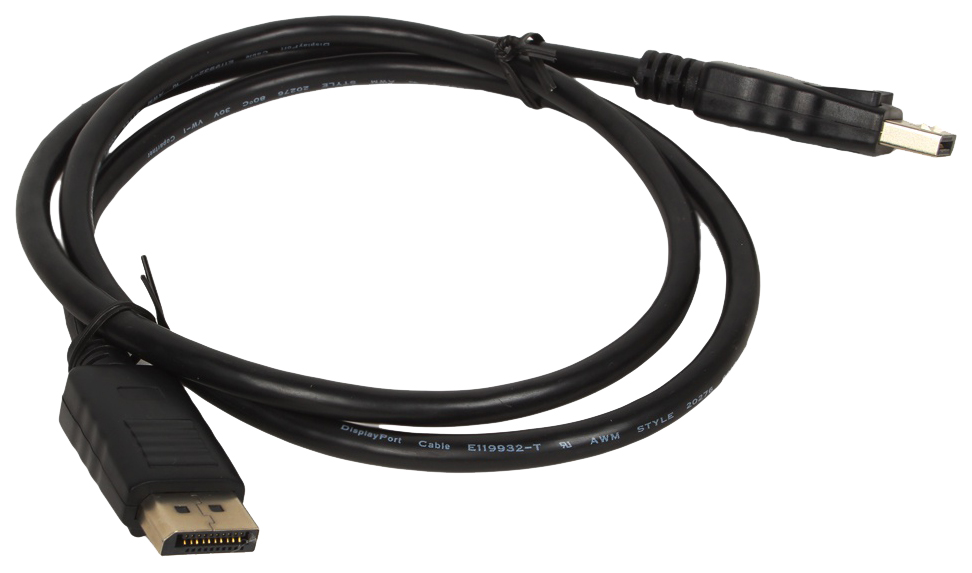 фото Кабель vcom displayport-displayport, m-m 1м black (cg590-1m)