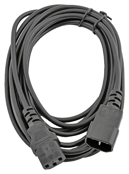 

Кабель Gembird IEC 320 C13-IEC 320 C14, M-F 4,5м Black (PC-189-15), Черный, PC-189-15