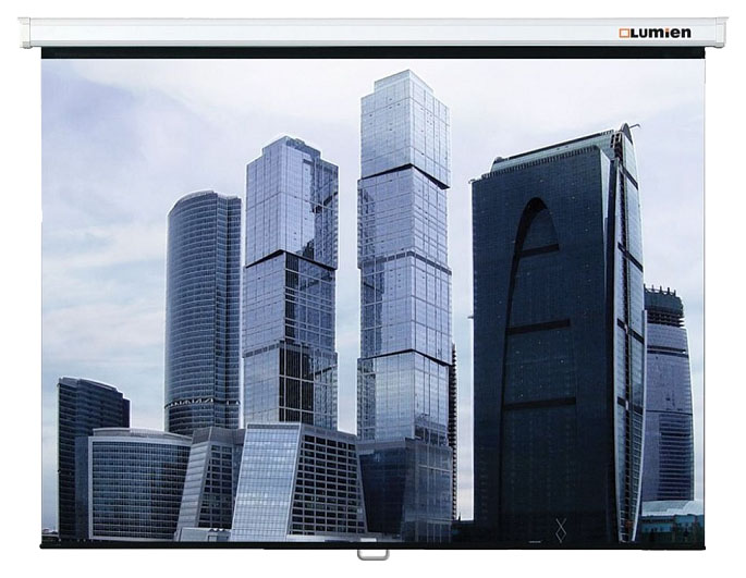 фото Экран для видеопроектора lumien eco picture lep-100103 белый