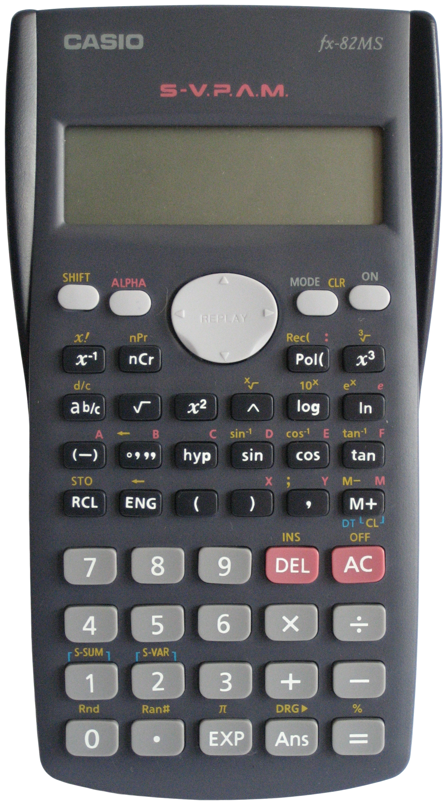 

Калькулятор Casio FX-82MS Серый, fX-82MS