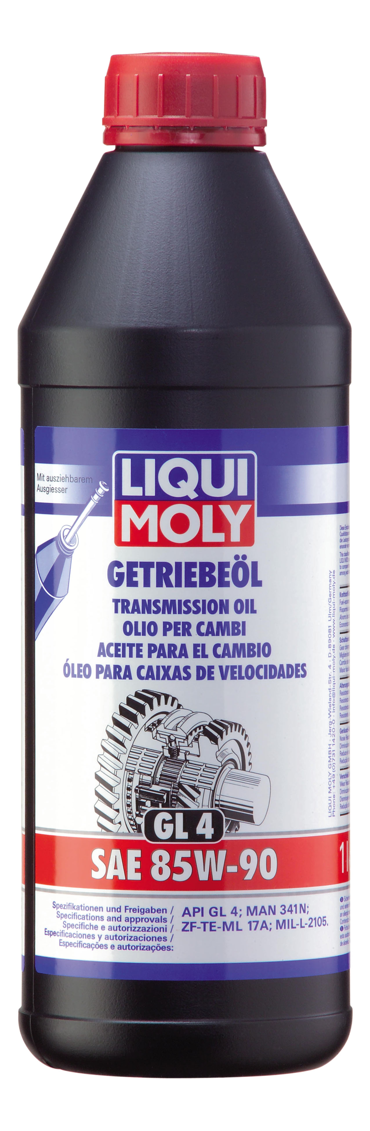 фото Трансмиссионное масло liqui moly getriebeoil sae 85w-90 (1л)