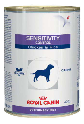 Консервы для собак ROYAL CANIN Veterinary Diet Sensitivity Control, курица 12шт по 420г