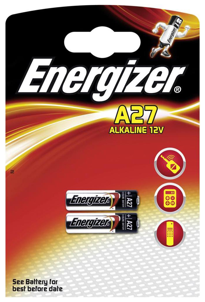 

Батарейка Energizer A27 2 шт, A27