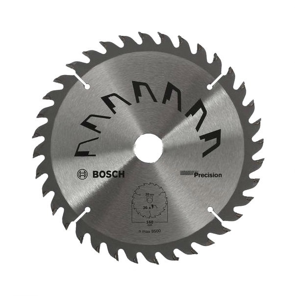 фото Пильный диск bosch precision 160x20/16мм 36зуб. (2609256856)