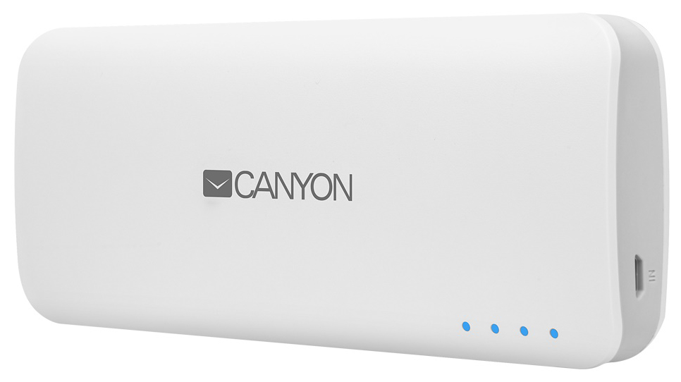 

Внешний аккумулятор CANYON CNE-CPB100W 10000 мА/ч White, CNE-CPB100W