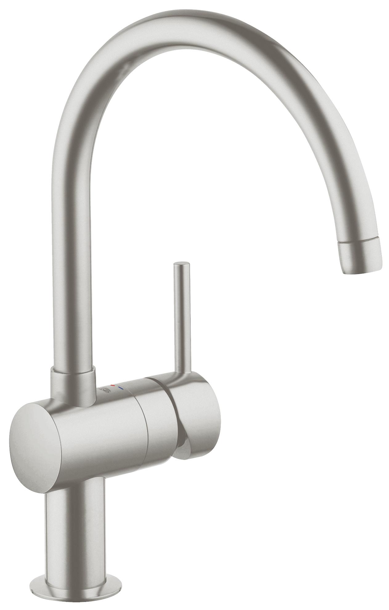 фото Смеситель для кухонной мойки grohe minta 32917dc0 металл