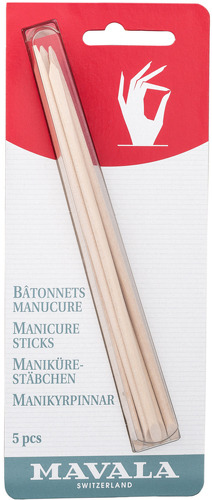 Палочки для маникюра деревянные MAVALA Manicure Sticks, 5 шт, 9090613 мини барабанные палочки брелок деревянные барабанные палочки перкуссия брелок украшение брелоки