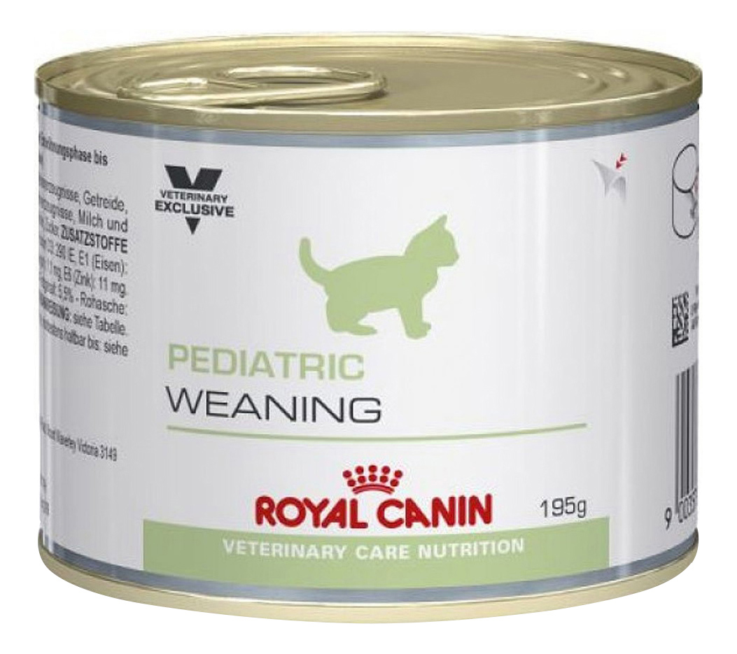 

Консервы для котят ROYAL CANIN Pediatric Weaning, домашняя птица, свинина, 195г, Veterinary Care Nutrition Wet Pediatric Weaning