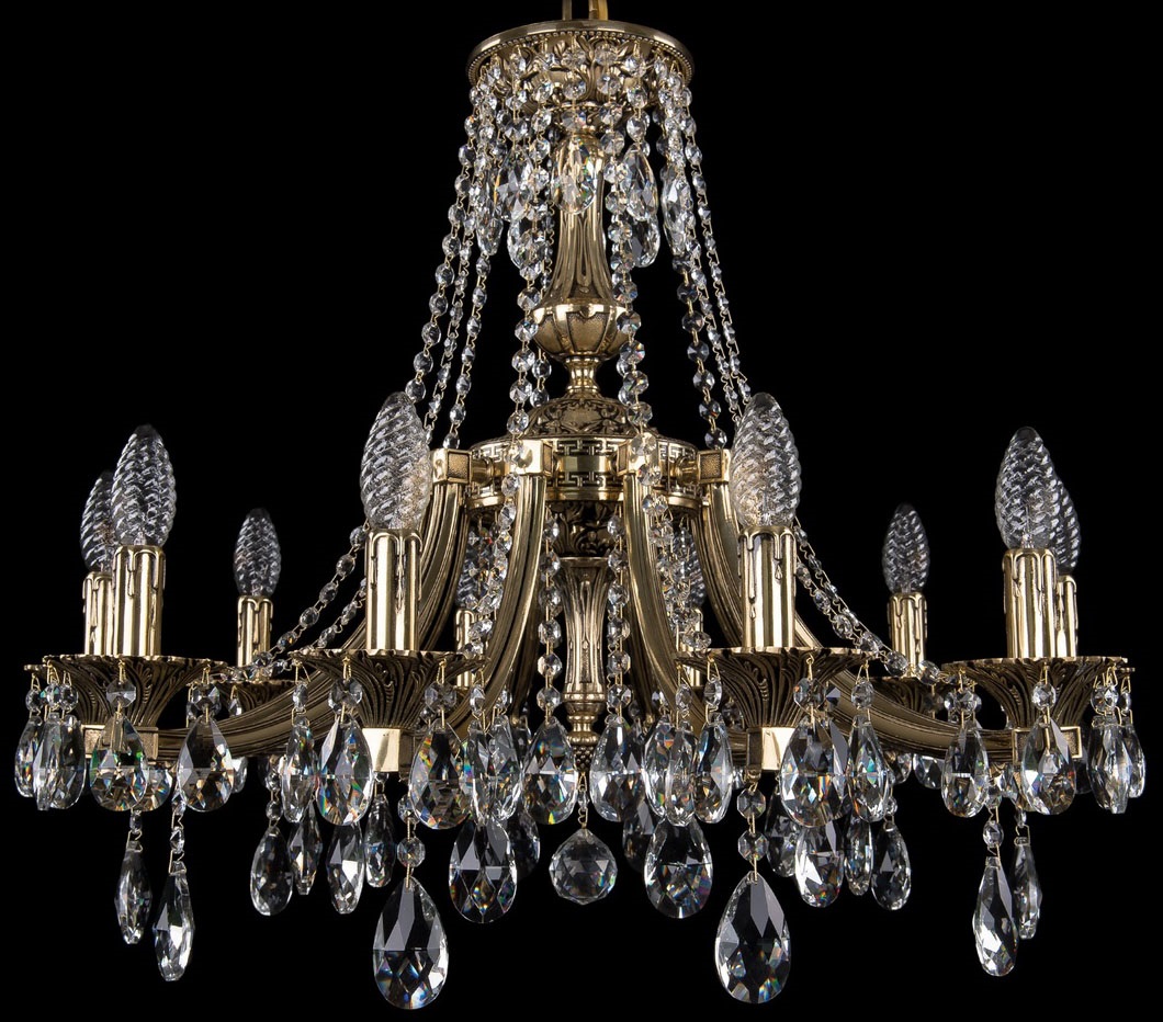 

Люстра подвесная Bohemia Ivele Crystal 1771/10/190/A/GB, 1771/10/190/A/GB