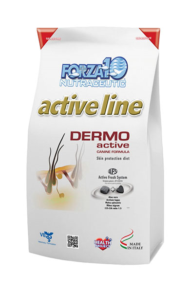 фото Сухой корм для собак forza10 active line dermo, рыба, 4кг