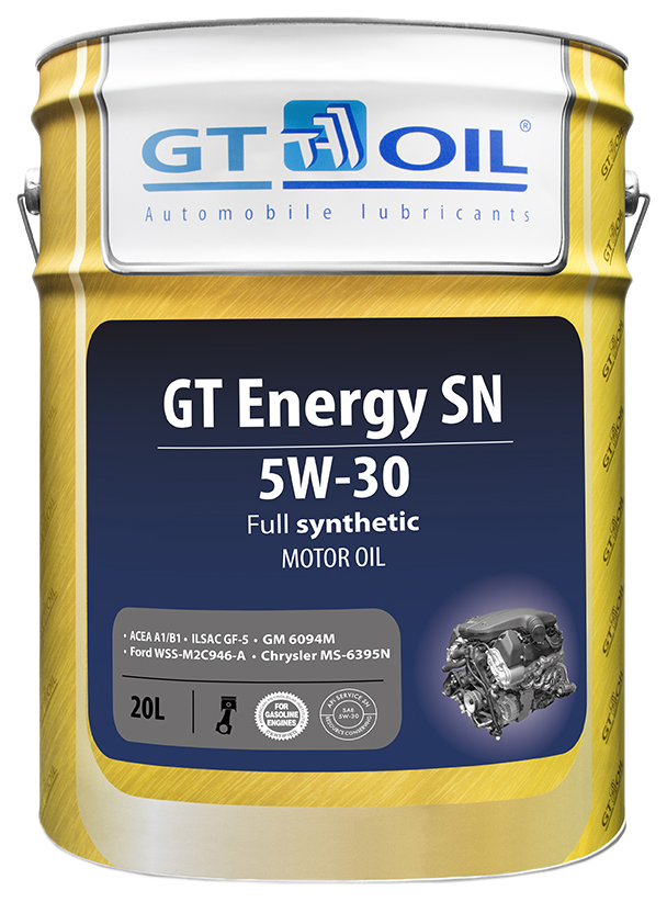 Моторное масло GT OIL Energy SN 5W30 20л