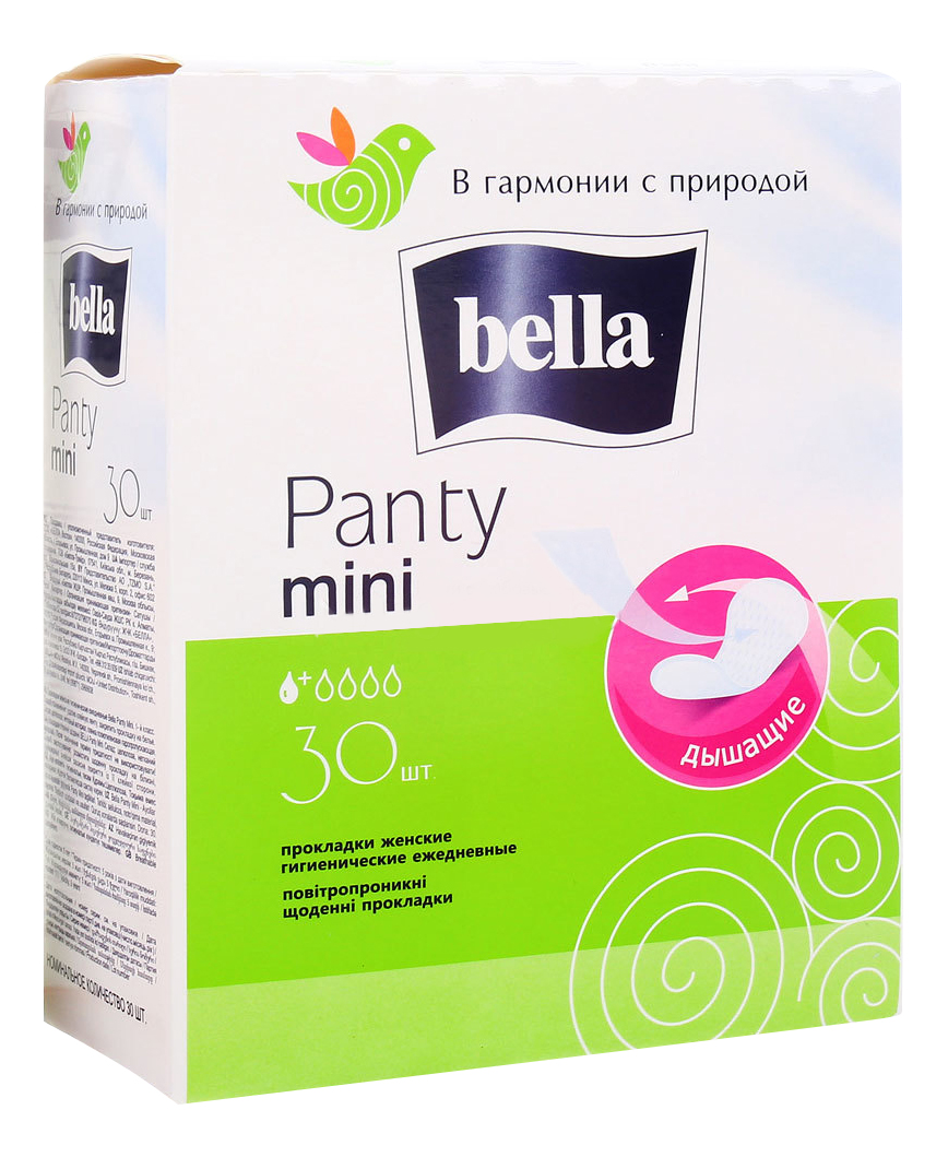 фото Прокладки гигиенические bella panty mini 30 шт.