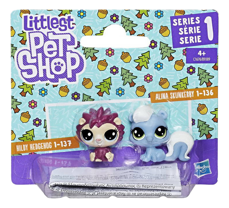 

Игровой набор Littlest Pet Shop Littlest Pet Shop Два пета, два пета