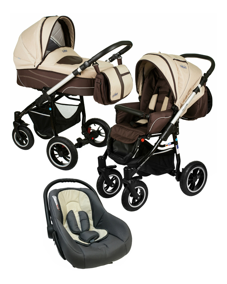 

Коляска 3 в 1 Noordline beatrice Alu Beige, Beatrice Alu
