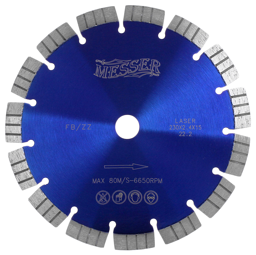 Диск отрезной алмазный Messer 01-16-232 алмазный диск для циркулярной мини пилы м200 messer