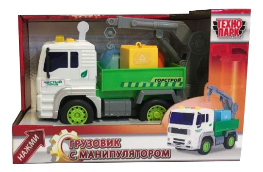 

Грузовик с манипулятором Технопарк 1:20, Грузовик с манипулятором