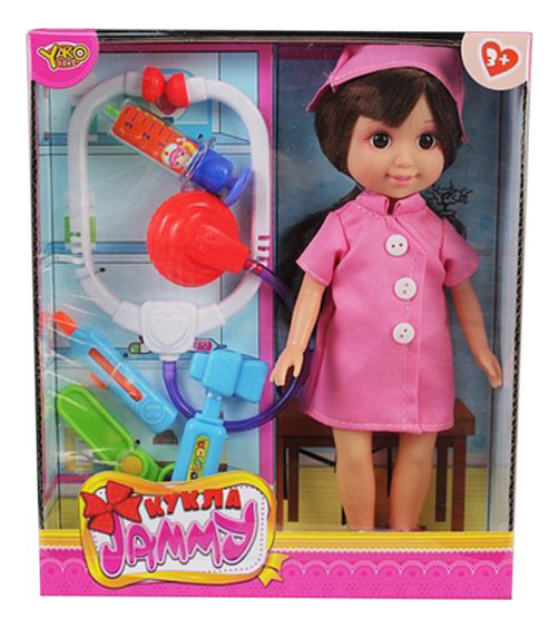 фото Кукла yako toys jammy доктор