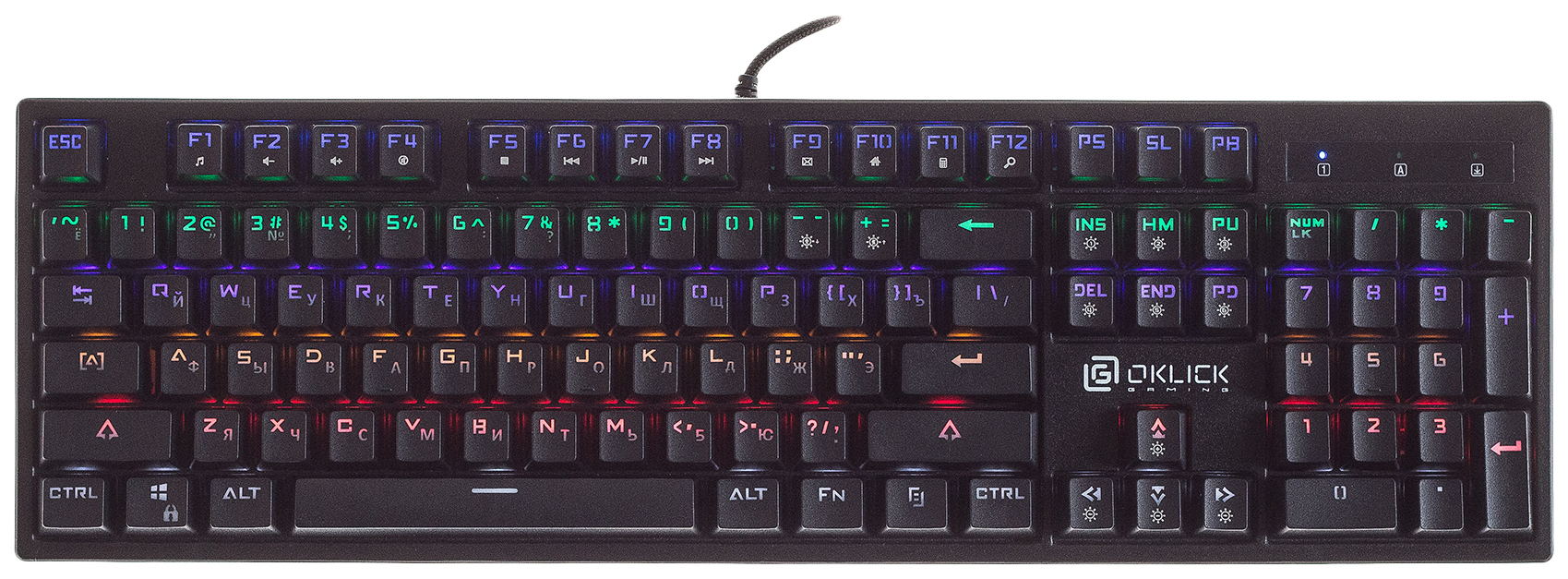 Игровая клавиатура OKLICK 940G Black