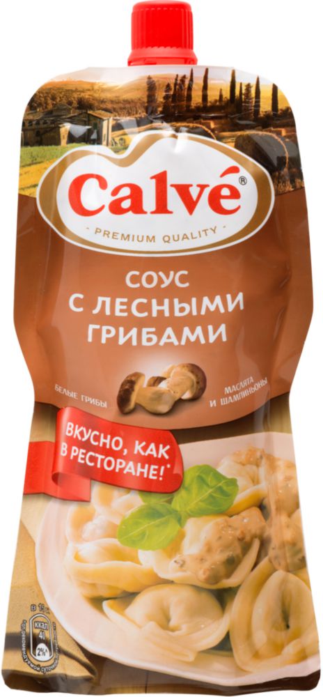 фото Соус calve с лесными грибами 230 г