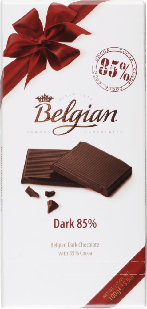 Шоколад горький Belgian 85% 100 г