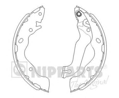 

Тормозные колодки барабанные Nipparts J3500525