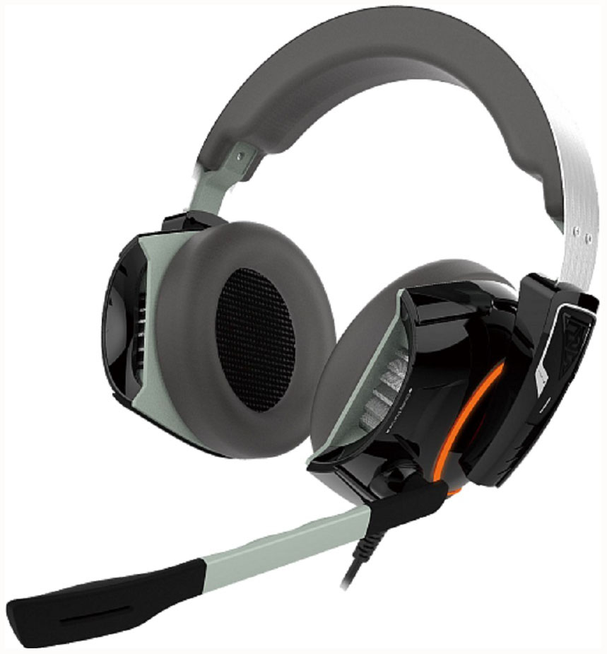 

Игровая гарнитура Gamdias Hephaestus P1 RGB Grey/Black, Hephaestus P1 RGB