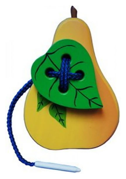 

Развивающая игрушка RNToys Шнуровка Груша с листиком, Шнуровка «Груша с листиком» Ш-094