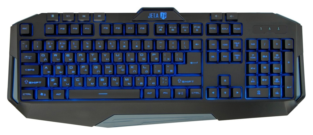 фото Игровая клавиатура jet.a gamingline k19 led black