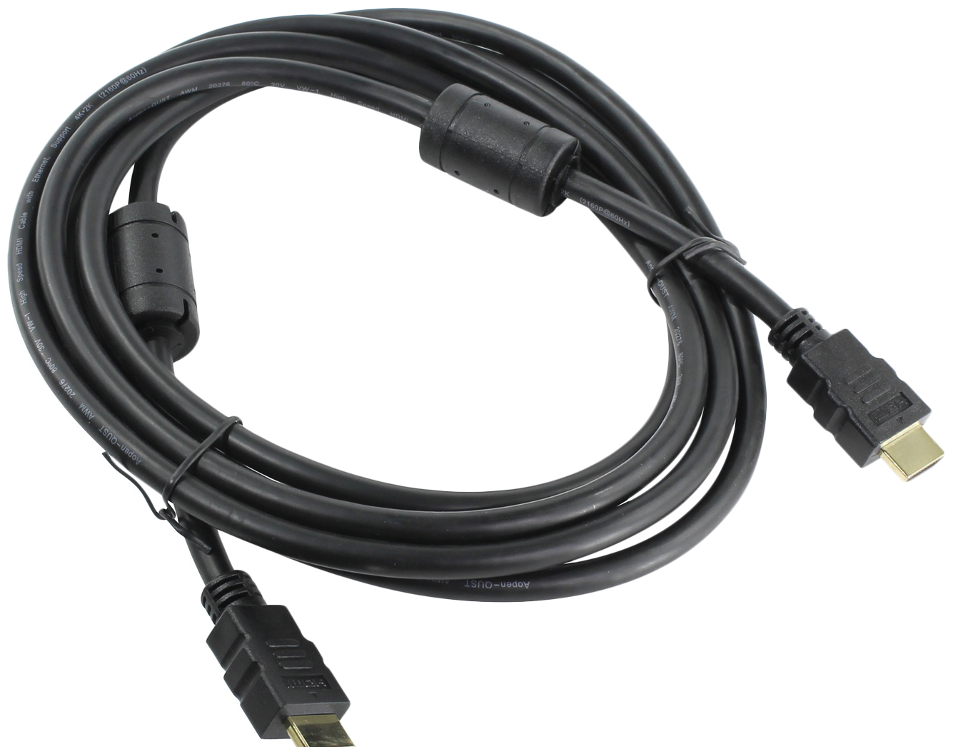 фото Кабель aopen hdmi - hdmi, 3м black (acg711d)