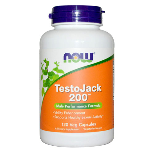 Купить NOW TestoJack 200 (120 капсул) - комплексный препарат для мужчин
