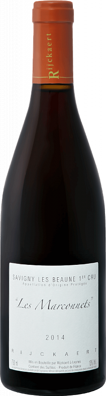 

Вино Les Marconnets Savigny Les Beaune 1er Cru AOC Domaine Rijckaert