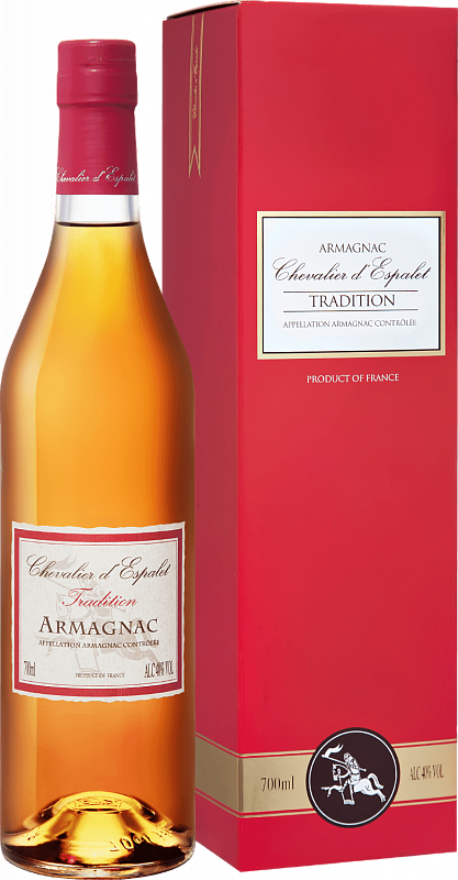 

Арманьяк Chevalier d’Espalet Tradition VS Armagnac AOC (gift box), 700мл