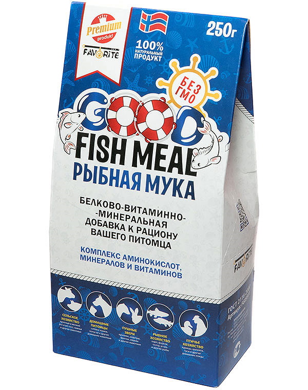фото Пищевая добавка рыбная мука good fish meal, 250г