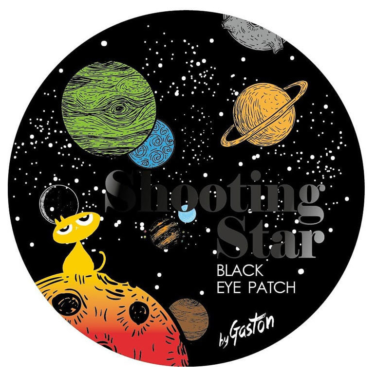 фото Патчи для глаз gaston shooting star crystal eye gel patch black