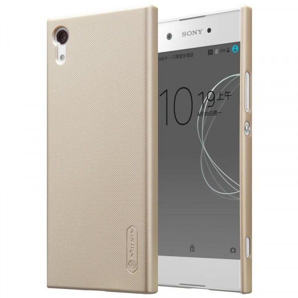 фото Чехол nillkin matte для sony xperia xa1 / xa1 dual gold