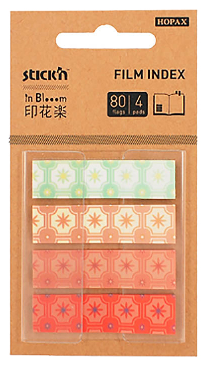 

Самоклеящиеся закладки HOPAX STICK'N FILM INDEX 28122 80 шт, Разноцветный
