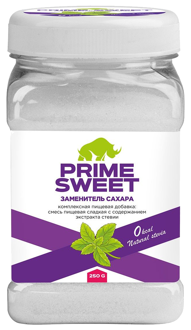 фото Заменитель сахара prime kraft prime sweet с содержанием экстракта стевии 250 г