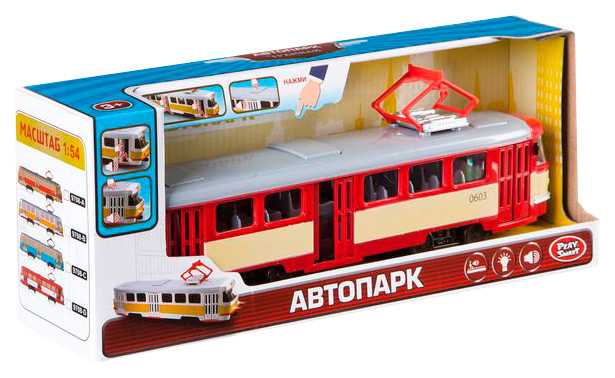 

Городской транспорт PLAY SMART Автопарк Трамвай 9708D