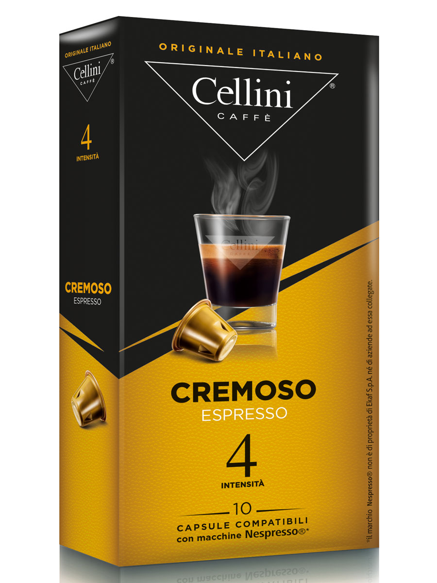 фото Кофе в капсулах cellini cremoso для кофемашин nespresso 10 шт