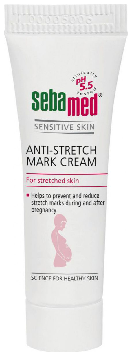 фото Крем против растяжек sebamed sensitive skin anti-stretch mark cream 200 мл