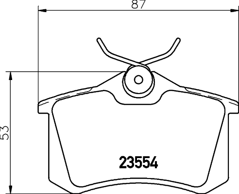 

Тормозные колодки HELLA PAGID/BEHR 8DB355018111