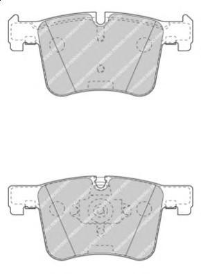 фото Комплект тормозных колодок ferodo fdb4394