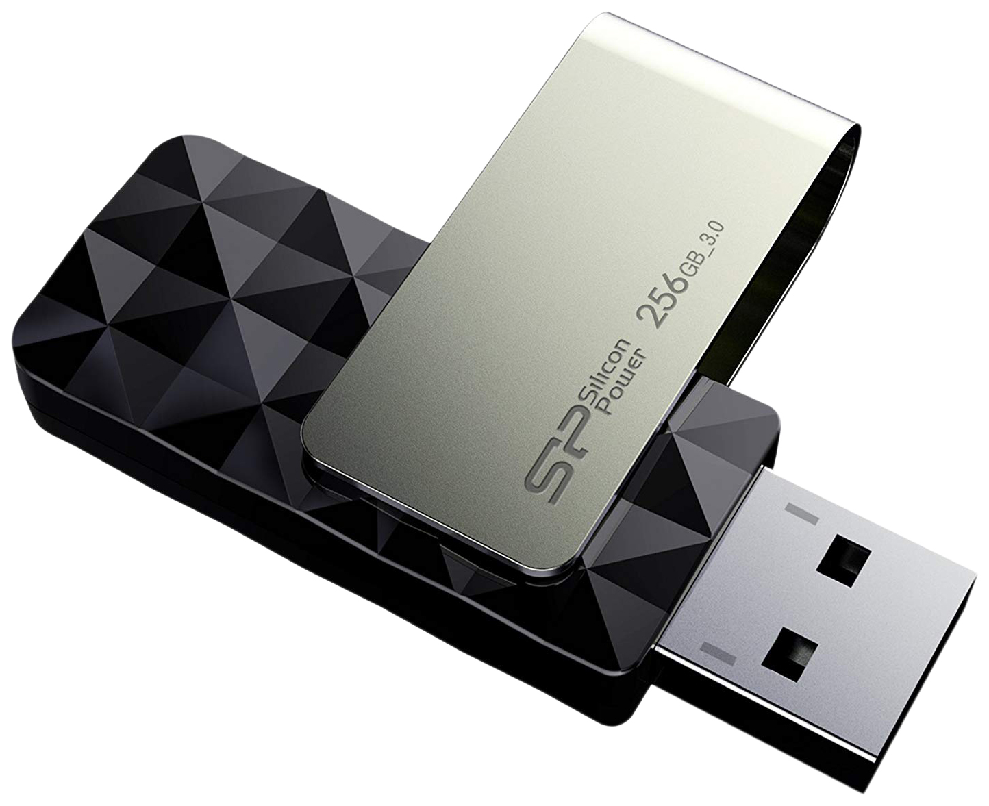 

Флешка Silicon Power Blaze B30 256ГБ Grey/Black (SP256GBUF3B30V1K), Blaze B30
