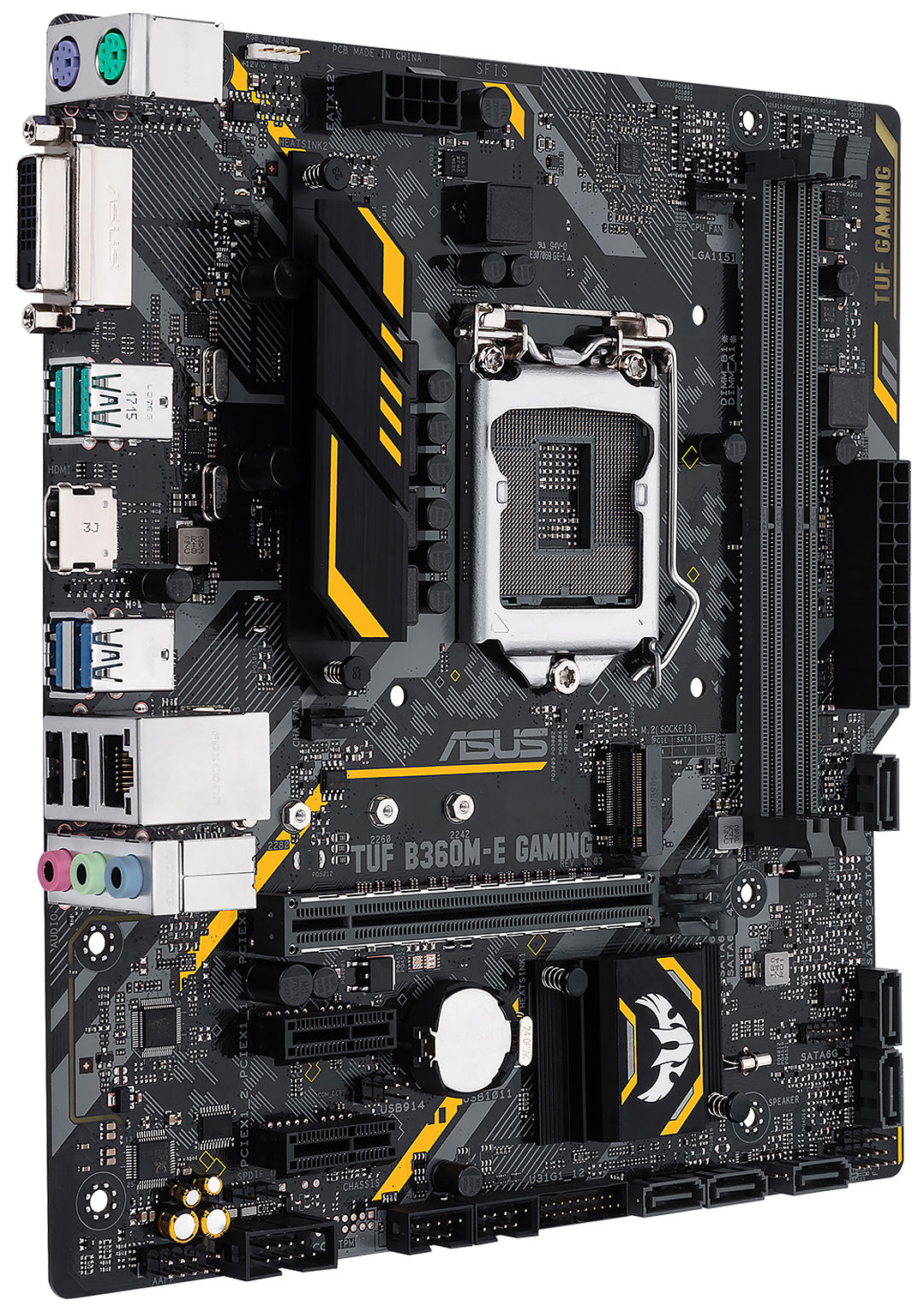 

Материнская плата ASUS TUF B360M-E Gaming, TUF B360M-E Gaming